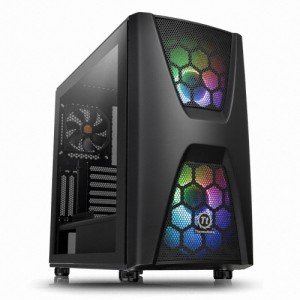 써멀테이크 Commander C34 TG ARGB 에디션 (블랙)