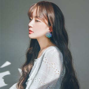 여성 통가발 시스루뱅 히피펌