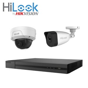 [IP-4M] 하이룩 QHD 400만화소 IP CCTV 자가설치 세트 /녹화기+카메라 /영상.전원을 랜선 하나로 연결