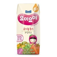 매일유업 요미요미 유기농 주스 과일믹스 125ml