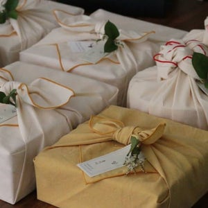 린넨 보자기 55  / 75    겨자색 /대량구매할인