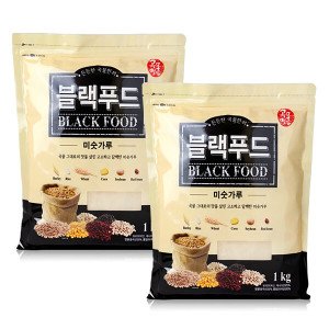 곡물명가 블랙푸드 미숫가루 1kg x2개 곡물명가 선식 곡물명가 블랙푸드 미숫가루