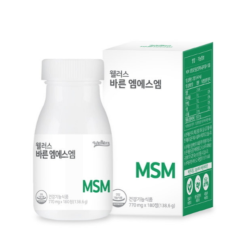 WELLERS 바른 엠에스엠 770mg x 180정