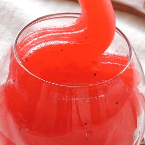 🍉수박속살🍉 과일 샤벳 슬라임 액괴, 팔레트슬라임