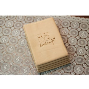 천연염색 천기저귀 겸용 목욕타올 5장세트, 배냇스토리