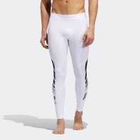 Mens Training Alphaskin Sport Moto Pack Long Tights [아디다스 레깅스] White (DX9473)