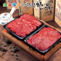 평창영월정선축협 대관령한우 1등급이상 불고기/국거리 기획플러스세트 1호 1.2kg