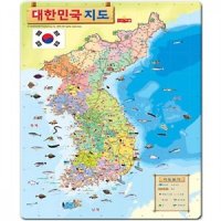 베스트키즈 대한민국지도 4절퍼즐