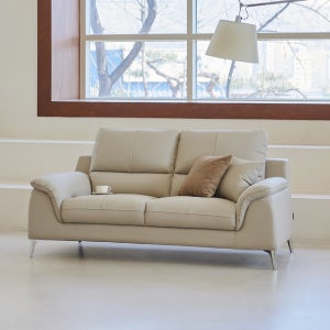 (한샘몰pick) 레벤 노이스201 천연 가죽소파 3인용 (3종/택1)