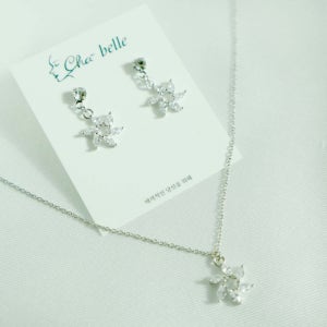 메리윈드 귀걸이/귀찌/목걸이 set , Cha-belle 샤벨르