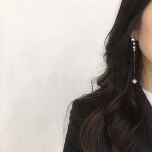 스와로브스키 티어 드롭 진주 귀걸이, 미니앤컴포트