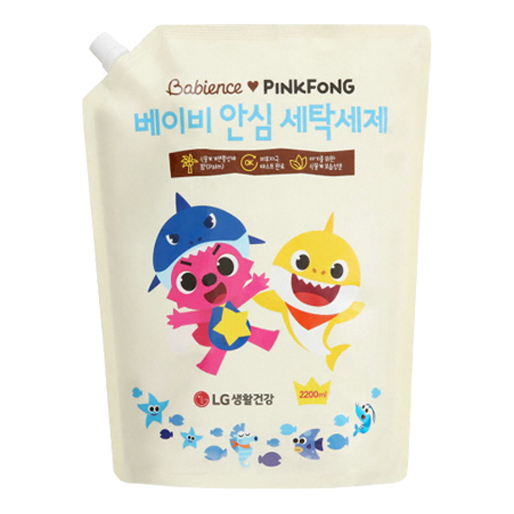 핑크퐁 베이비 세탁세제 2200ml 3개