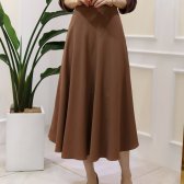 플레어 A라인 가을 롱스커트