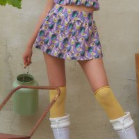 [솔티플라워] 아보카도 밴딩 스커트 퍼플 AVOCADO BANDING SKIRTS PURPLE