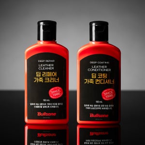 [불스원] 2스텝 천연가죽케어 크리너&로션