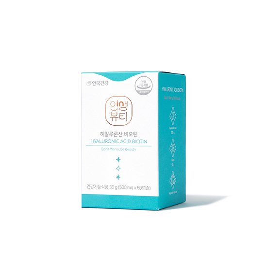 <b>안국</b>건강 인생뷰티 <b>히알루론산</b> 비오틴 500mg x 60캡슐