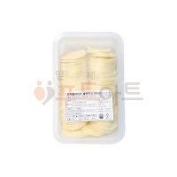 모짜렐라슬라이스원형치즈63mm 1kg 후레쉬 치즈