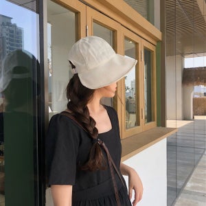 엔비 코튼내츄럴햇 여성 여름 밀짚 썬캡 모자