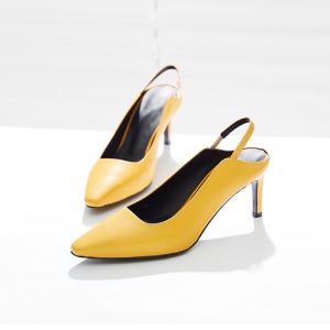 [소가죽수제화]레몬트리 슬링백 발편한구두