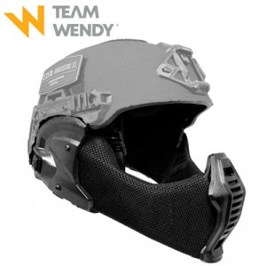 팀웬디 엑스필 방탄 맨디블 마스크 (검정)