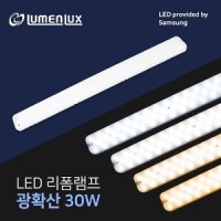 안정기일체형 리폼램프 광확산 30W/LED형광등 DIY / 국산 루멘룩스 삼성칩 / FPL 55W 대체 / 일자등기구