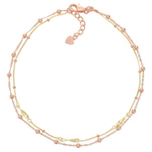 14K 엔티크두줄 발찌