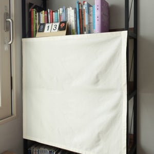 맞춤 광목 선반가리개 책장가리개 가림막 붙이는커튼 찍찍이 벨크로 수납장 주방 옷장 책꽂이