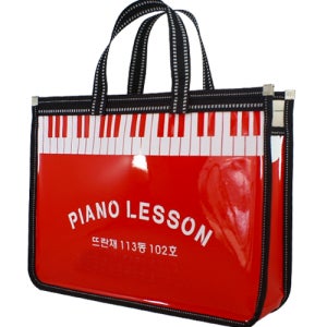 189600/학원가방 에나멜 피아노건반 학원보조가방 BA-156 / 30개부터구매가능