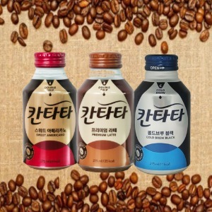 칸타타 프리미엄라떼 스위트아메리카노 캔커피 라떼