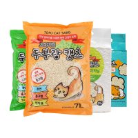 두부랑캣츠 이코노미 가는입자 극세입자 오리지날 녹차 7L 2.8kg X 6개