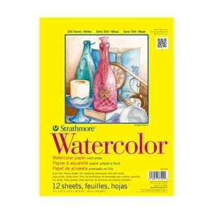 40500 스트라스모아 워터칼라 수채화 스케치북 (패드) 300g 46x61cm (12매입) - GI360118