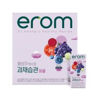 한미헬스케어 이롬 황성주 과채습관 퍼플 혼합주스 190ml x 16개입