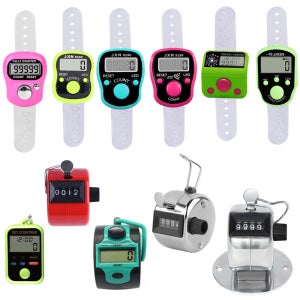 (숫자계수기 모음) 손가락 만보계 카운터기 숫자 번호 계수기 수량 인원 체크 카운트 체크기