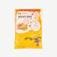 [원효] 슬라이스 꼬들단무지 1kg