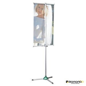 (스톰180 보급형) 포토스텐드-(대)L80 아이형 실내배너거치대