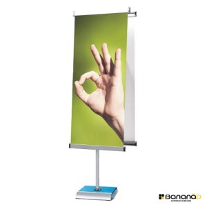 스톰L80-아크릴 (양면) I(아이)형 실내배너거치대