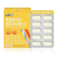 고철남헬스케어 종합비타민 멀티미네랄15 600mg x 100정