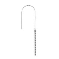 피아토 화이트 이어링 13cm, Piatto White Earring 13cm, 14k, white gold