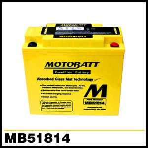 BMW기종 [MB51814 - 12V20AH][MOTOBATT] 모토뱃 모토배터리 AGM배터리 [BMW]RS1100/1150-GS,R,RS,RT,K1200 LT/RS 외