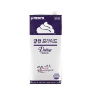 [달럽프라이드] 식물성 휘핑크림 1000ml(가당)