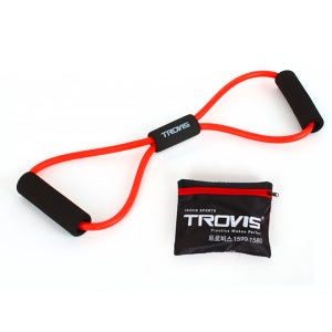 트로비스 TPE튜빙밴드 8자형 레드 스트레칭밴드 근력밴드