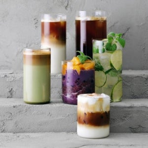 리베르타 내열 글라스(8 size),일자 홈카페 유리컵 롱 아메리카노 아이스 커피잔 맥주 하이볼잔 내열 예쁜 유리잔