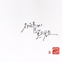 [캘리그라피 클래스] 다양한 펜으로 쓰는 감성문자 캘리그라피