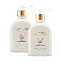 베리맘 씨드 세라마이드 베이비 로션 300ml + 워시 300ml 2종세트