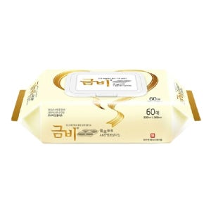 금비 엠보싱 물티슈 캡형 60매