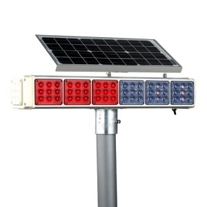 태양광 쏠라 LED 경광등 24시간용 SK-F206A 양면
