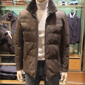 웰메이드 남성 19FW 구스다운 양가죽 점퍼 이미지