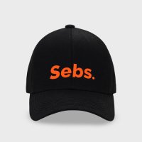 [셉스] Sebs BLACK NEON ORANGE Ball CAP