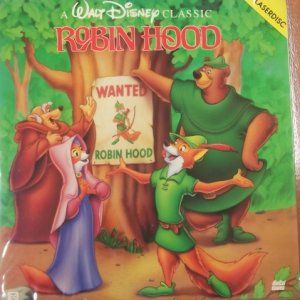 Walt Disney’s 월트 디즈니 -robin hood 수입음반 LD
