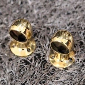 32파이 단구 골드 파이프브라켓 신주 황동 옷걸이봉 홀더 소켓